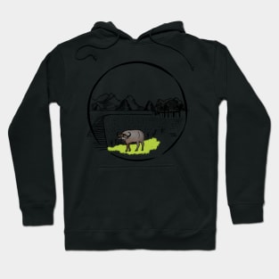 Laos - Waterbuffalo in a rice field Hoodie